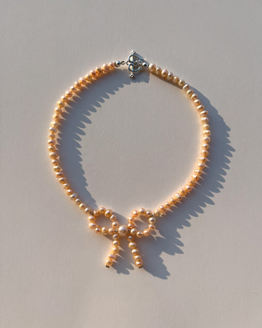 The Baby Bow Freshwater Pearl Necklace