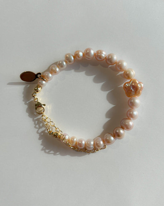 The Cherry Blossom Freshwater Pearls Bracelet
