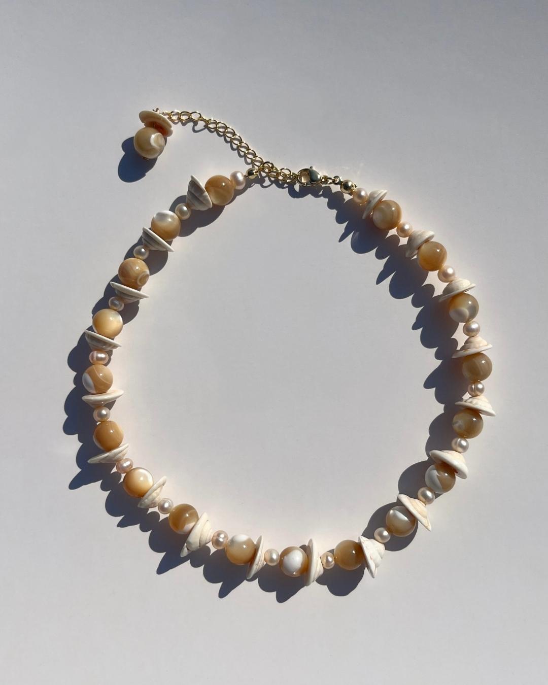 The Coco Sea Shroom Freshwater Pearl Necklace