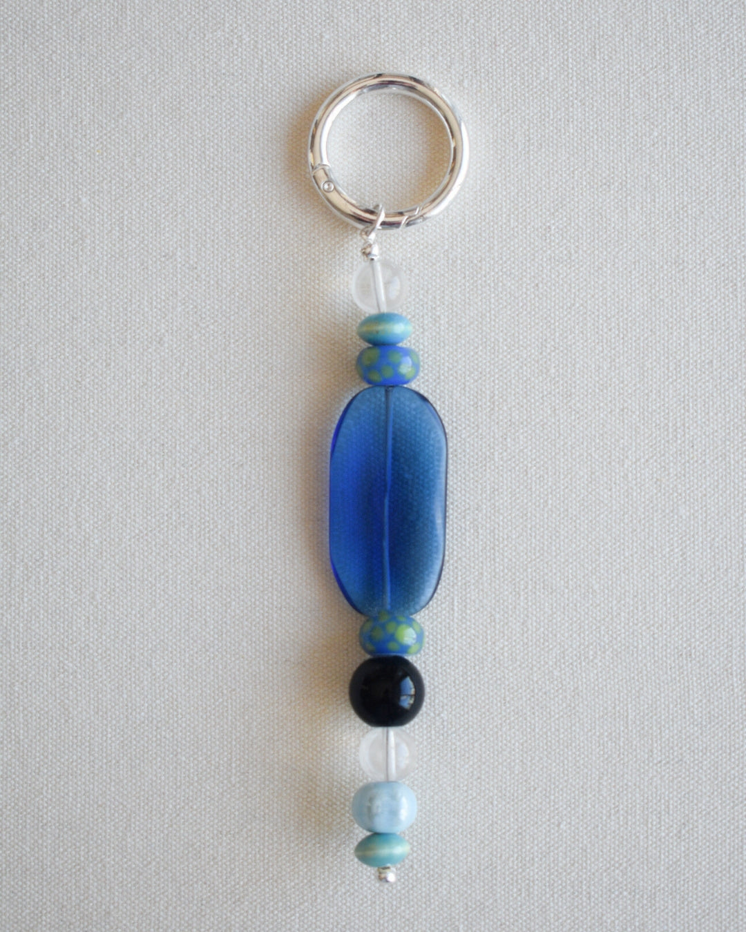 The Marine Beaded Bag Charm