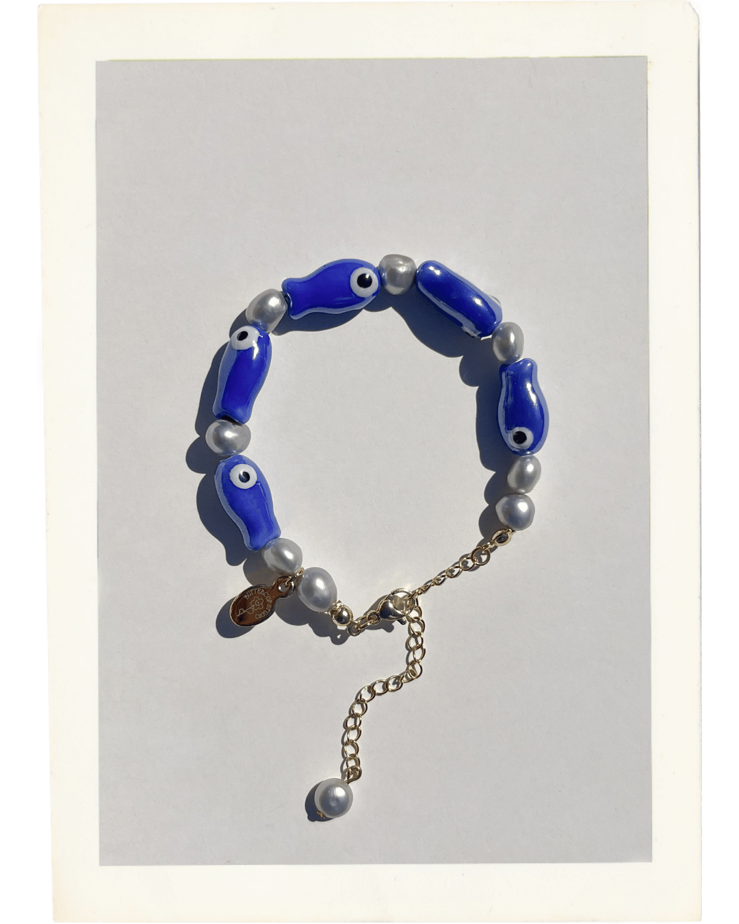 The Lucky Fish Freshwater Bracelet - Denim