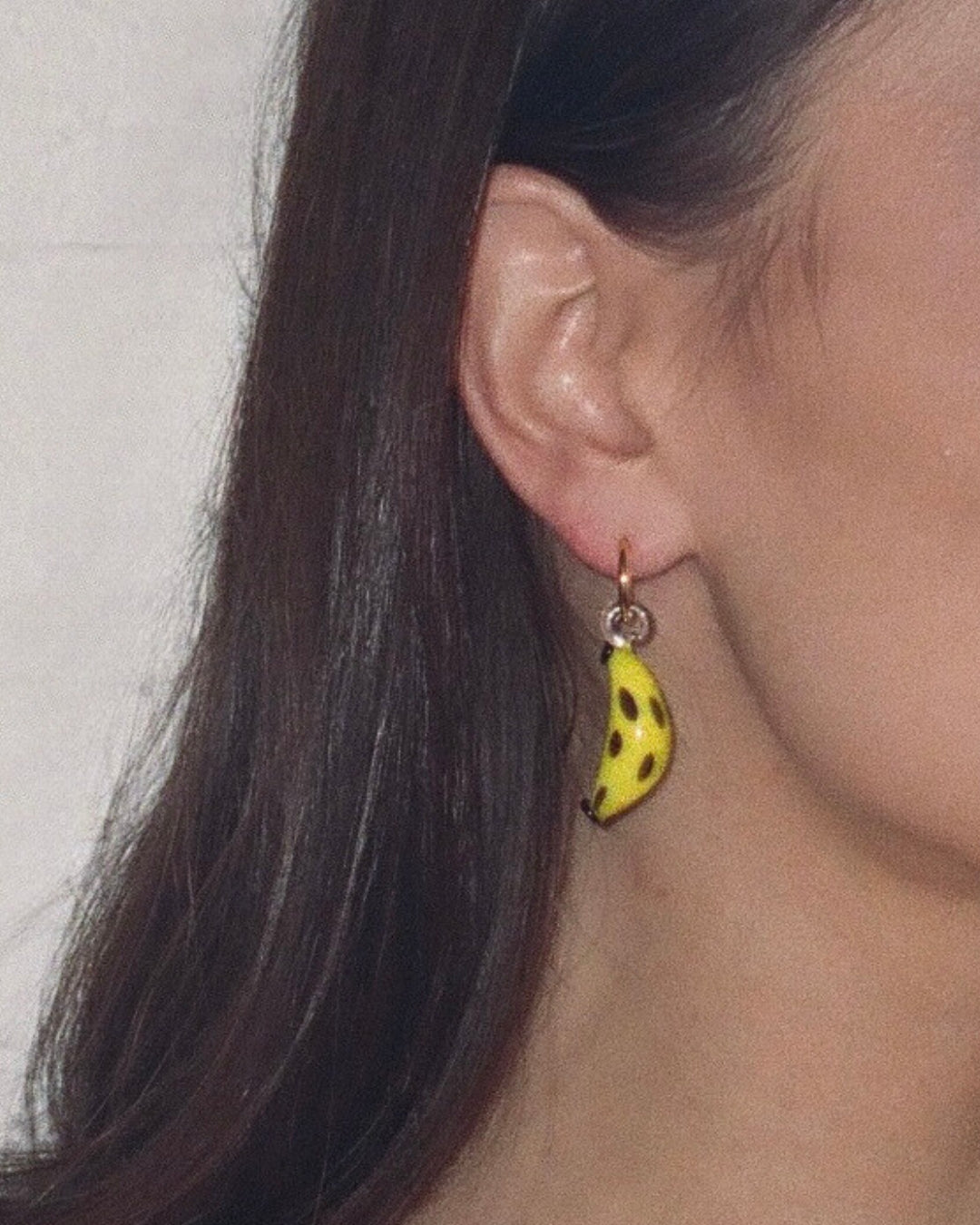 The Mini Banana Hoops Earrings