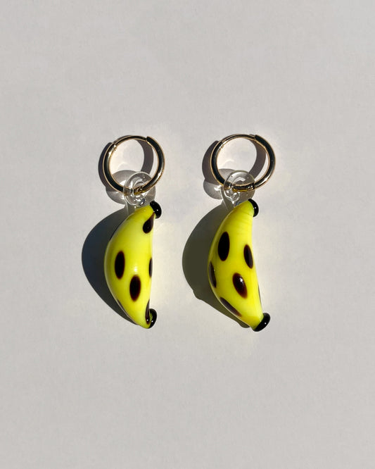 The Mini Banana Hoops Earrings