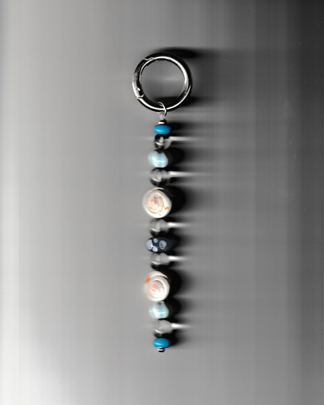 The Sea Glacier Beaded Bag Charm - Limited