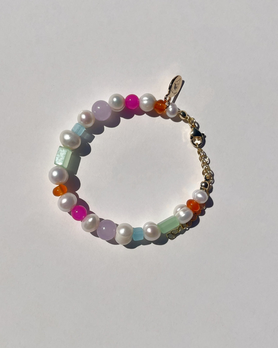 The Eden Multi Gemstone Freshwater Pearl Bracelet - Limited