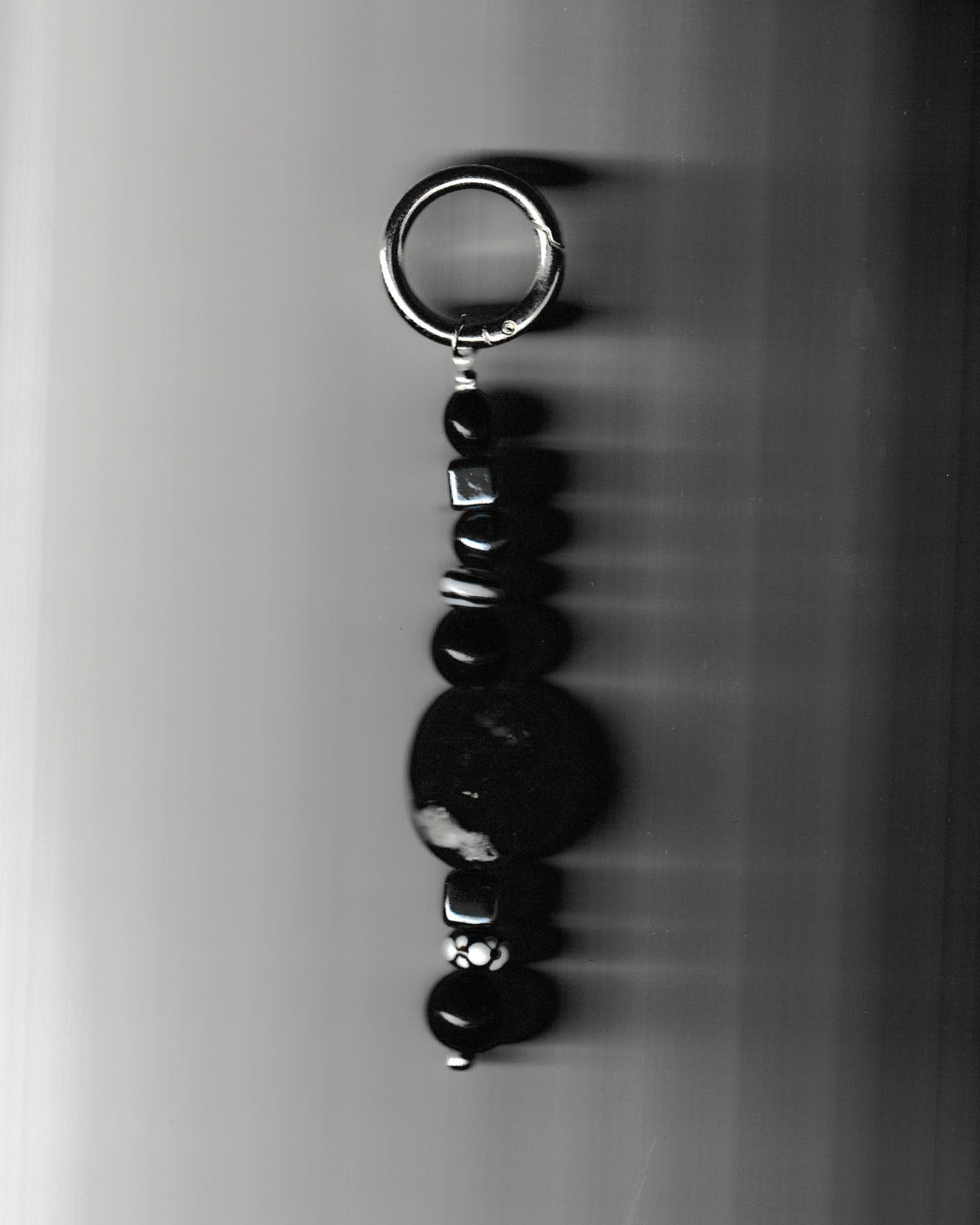 The Black Taffy Beaded Bag Charm - Limited