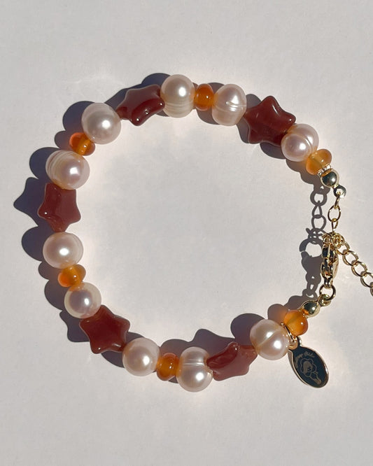 The Solar Coco Gem Freshwater Pearl Bracelet - Limited