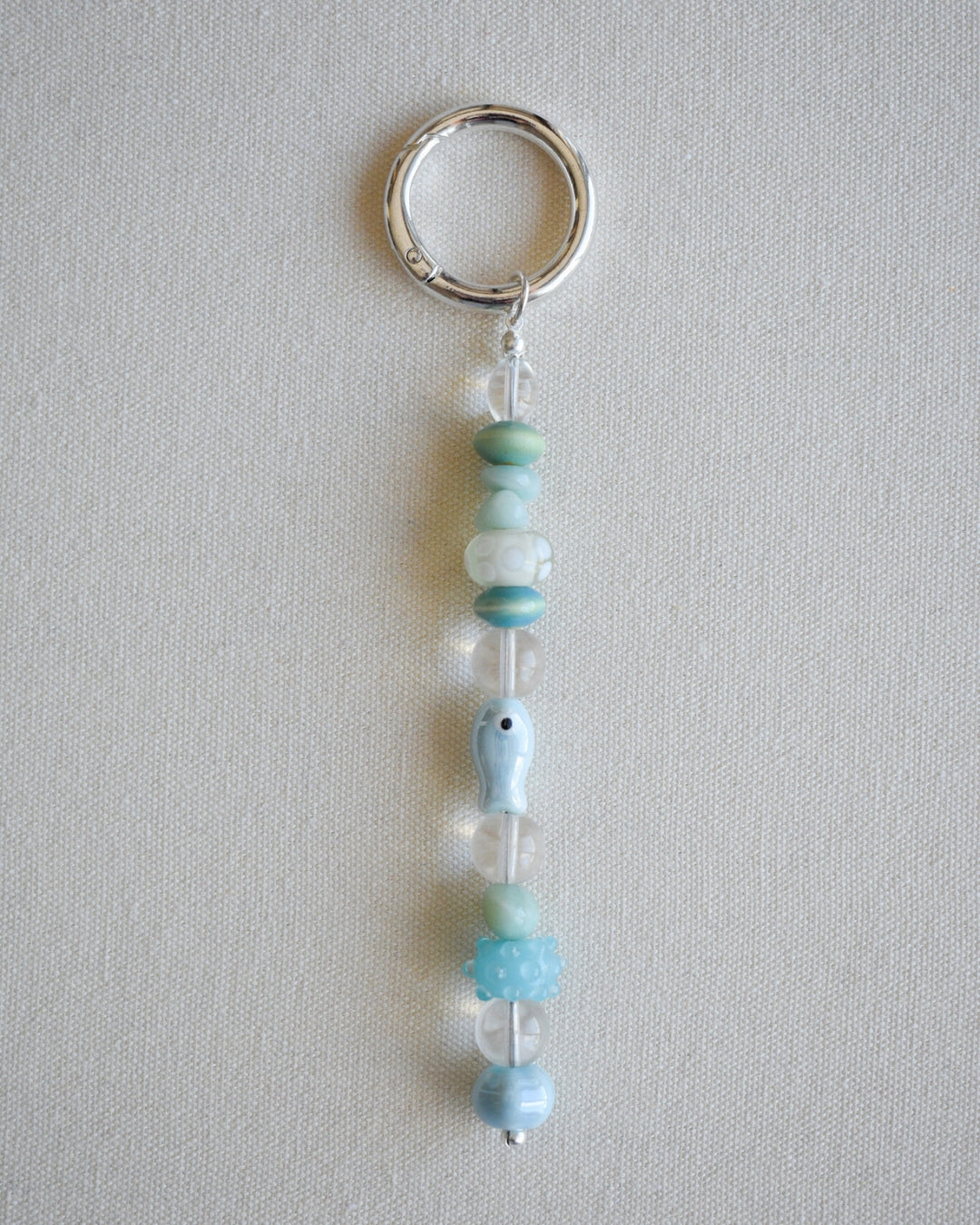 The Lucky Fish Beaded Bag Charm - Limited