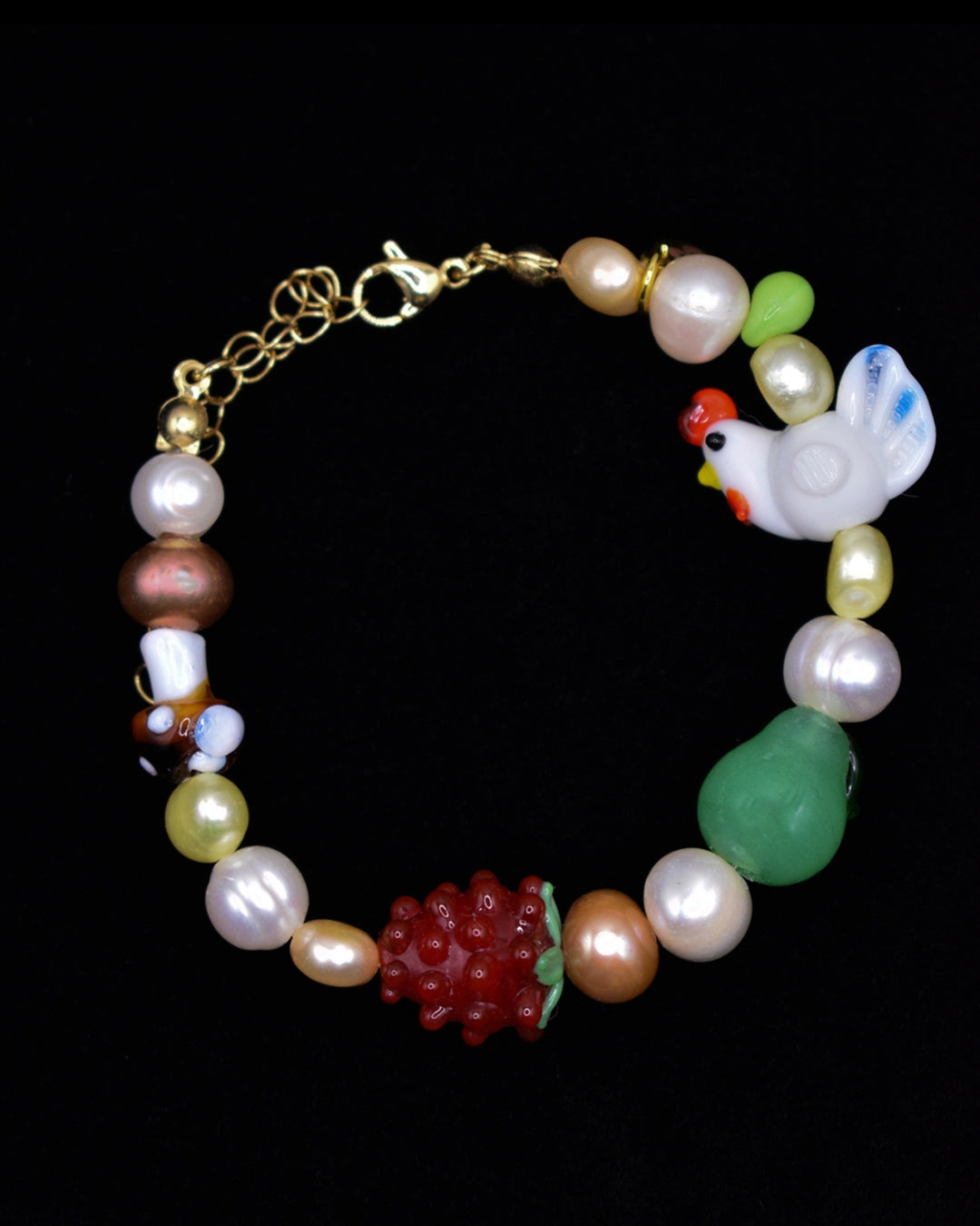 The Chicken Little Freshwater Pearls Bracelet