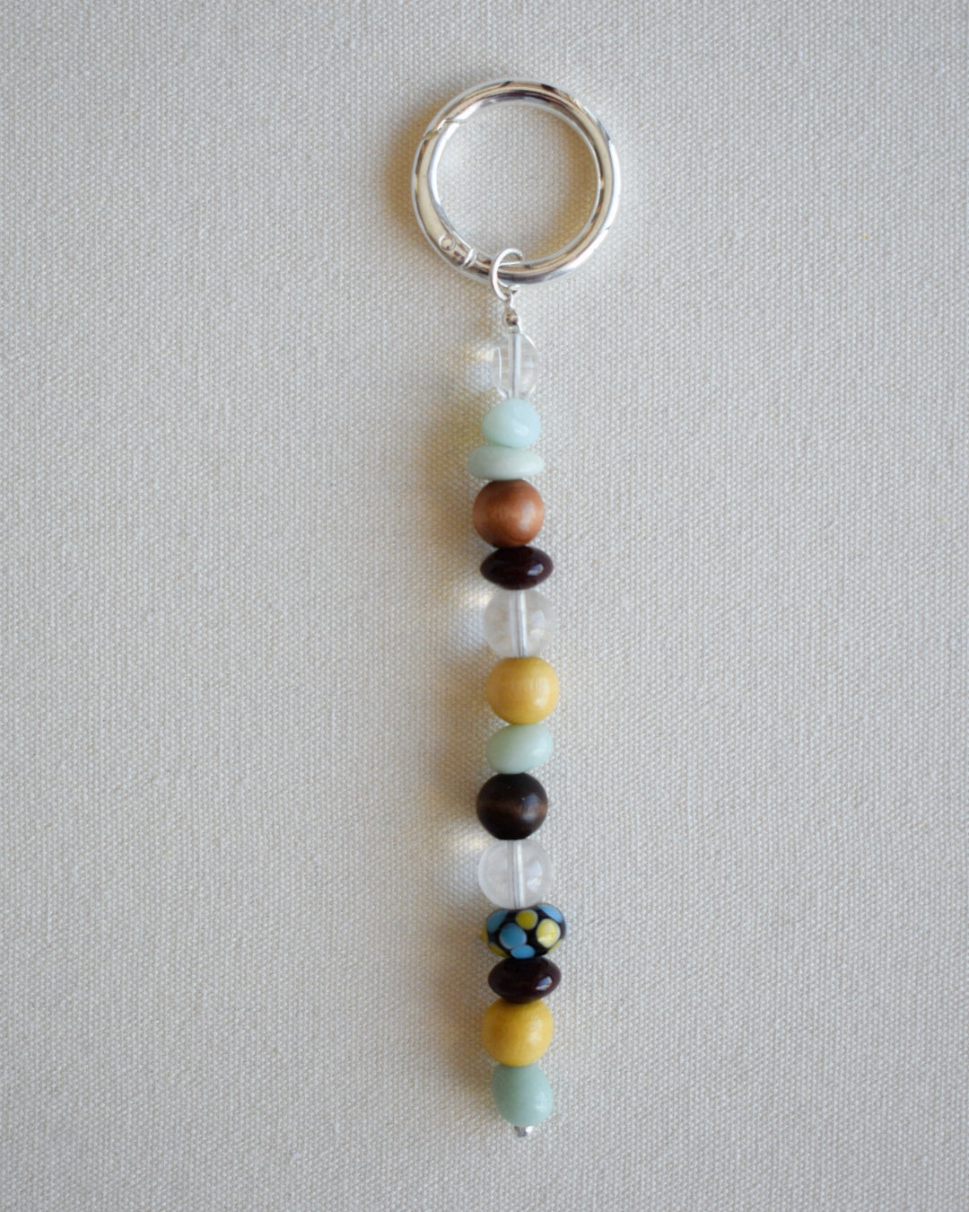 The Celeste Wave Beaded Bag Charm - Limited