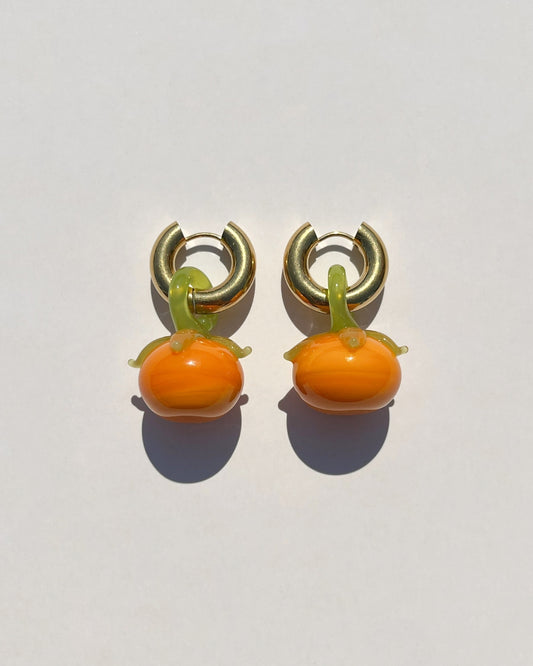 The Heirloom Tomato Earrings - Orange