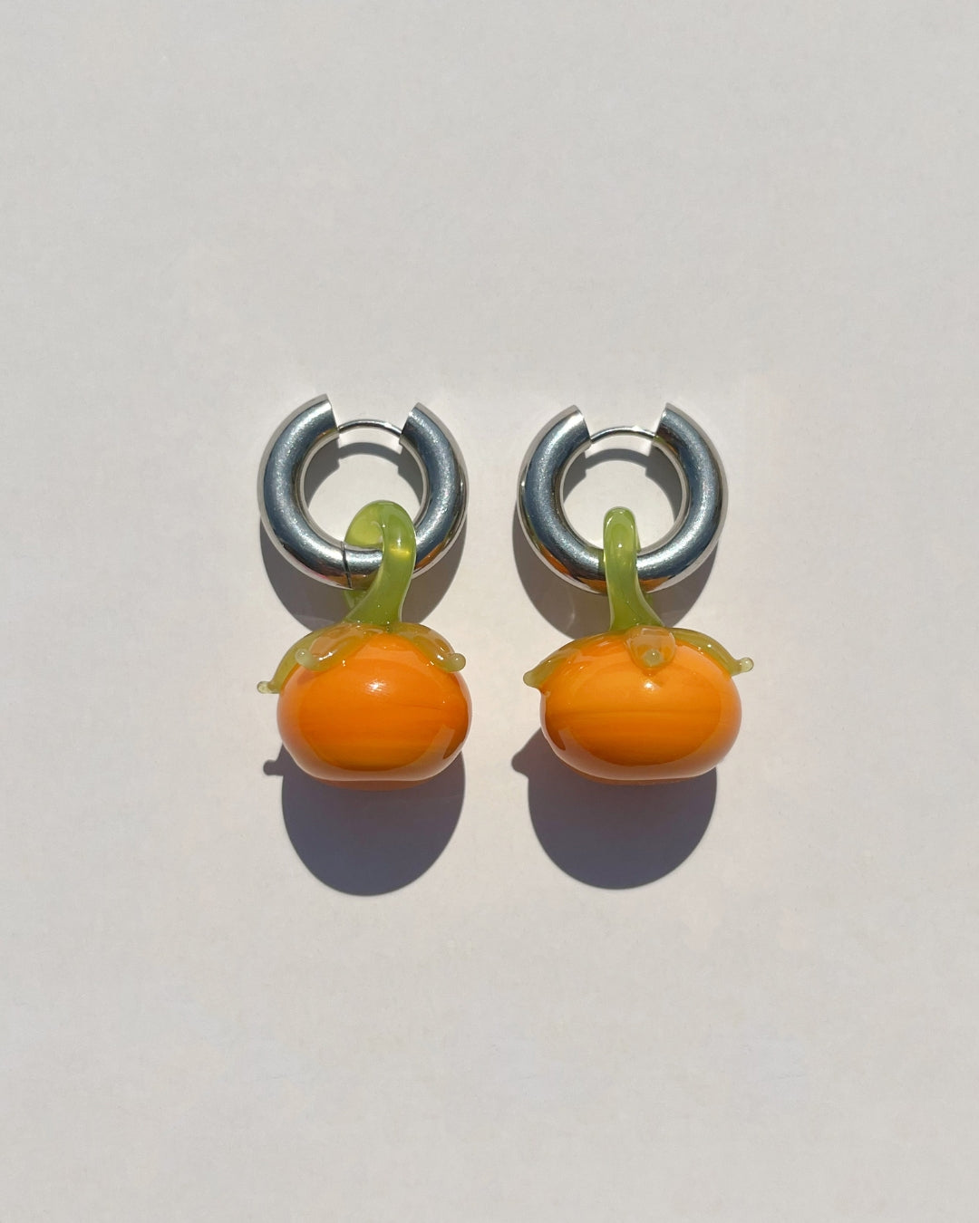 The Heirloom Tomato Earrings - Orange