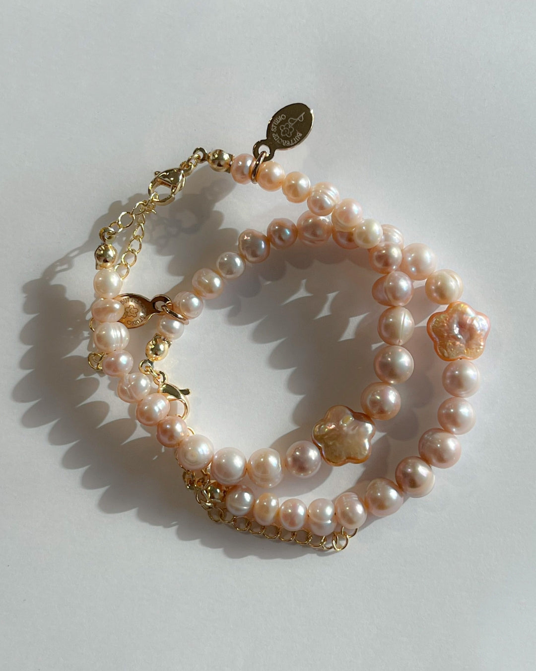 The Cherry Blossom Freshwater Pearls Bracelet