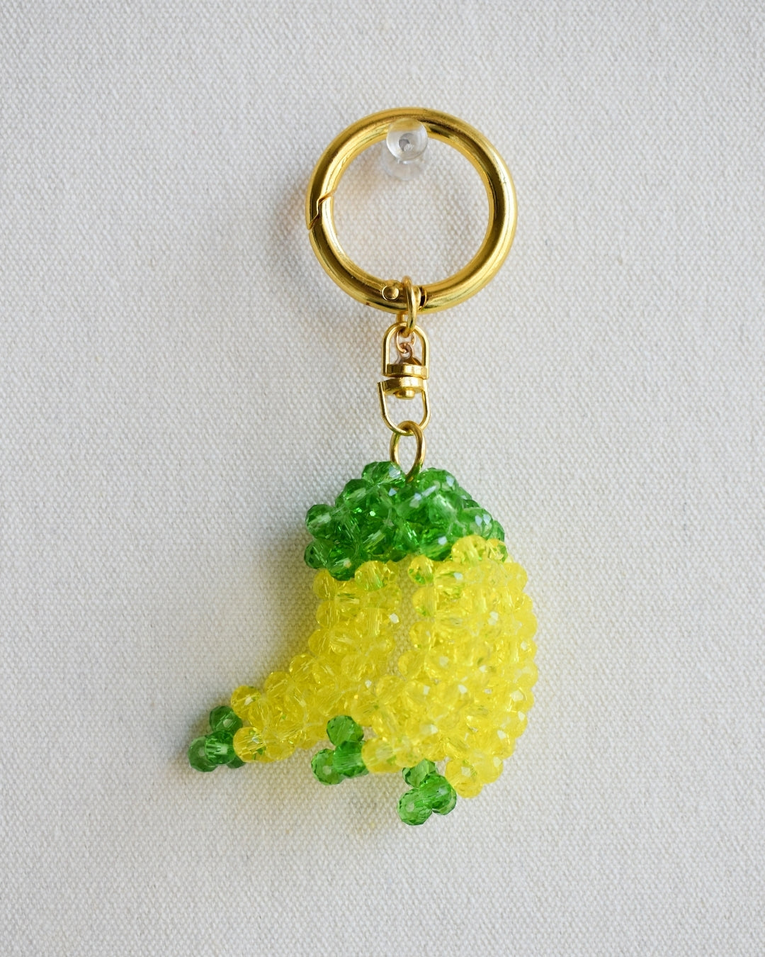 The Banana Beaded Bag Charm
