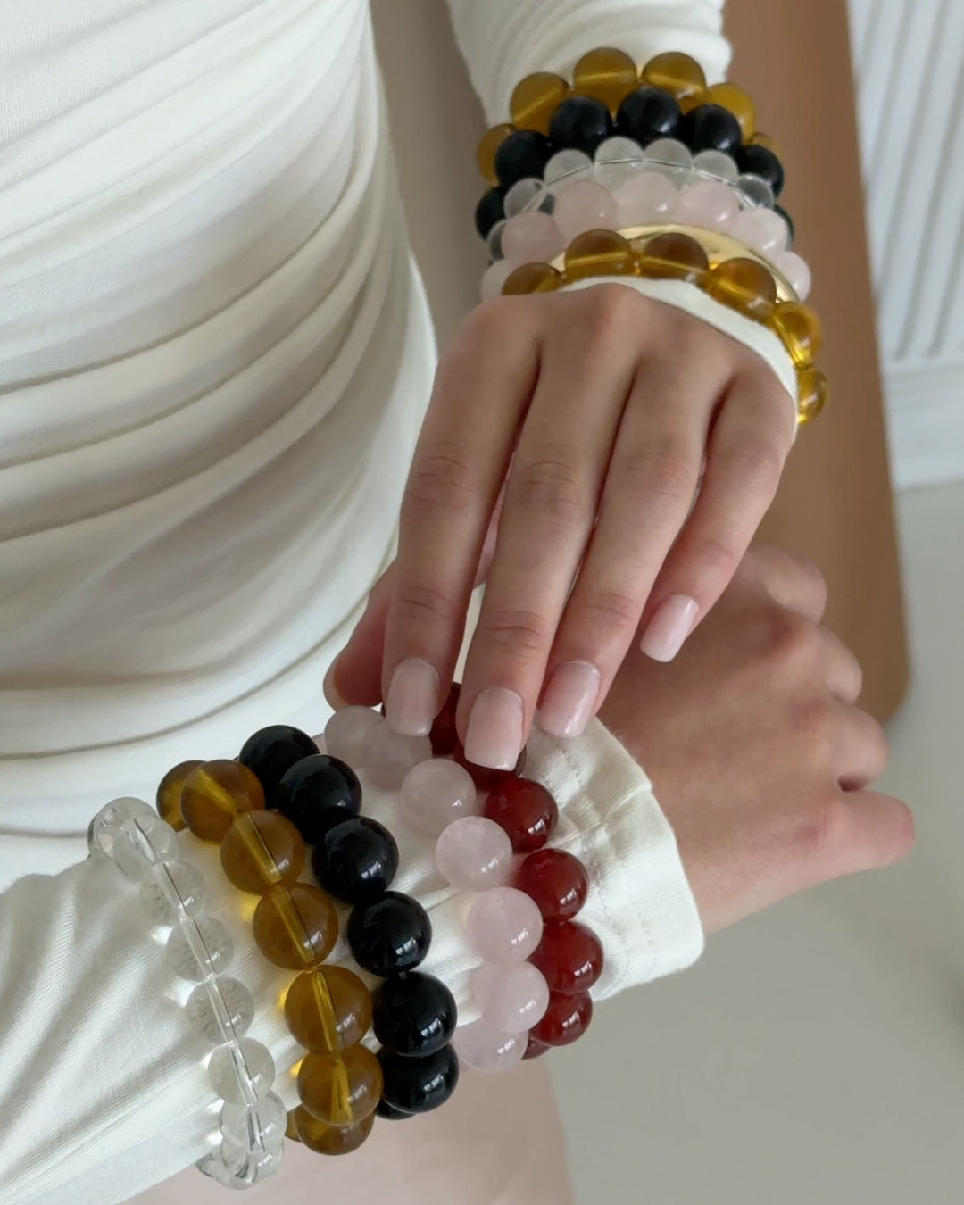 The Rouge Beaded Bracelet