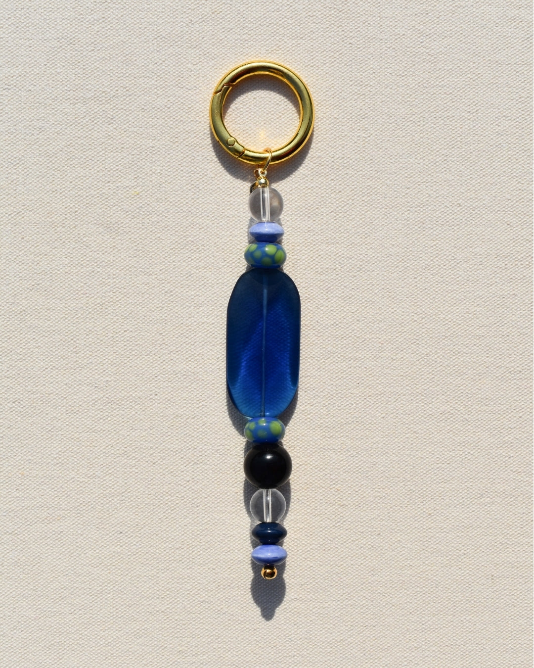 The Cerulean Beaded Bag Charm - Limited