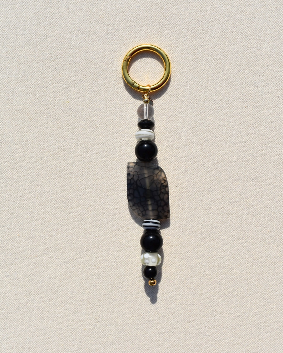 The Lunare Beaded Bag Charm - Limited