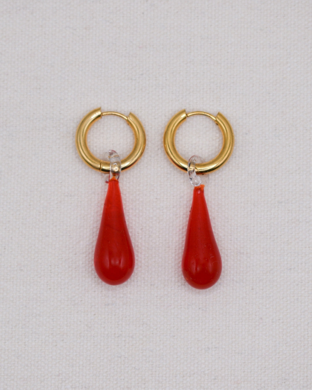 The Celeste Earrings - Rouge