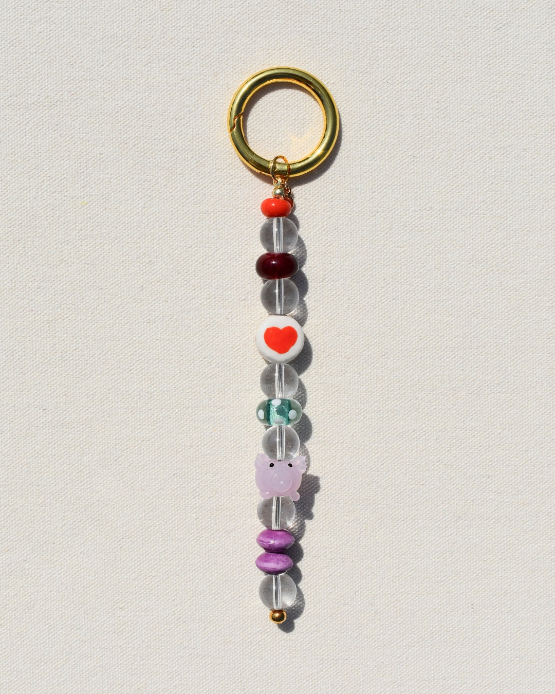The Valentina Beaded Bag Charm - Limited