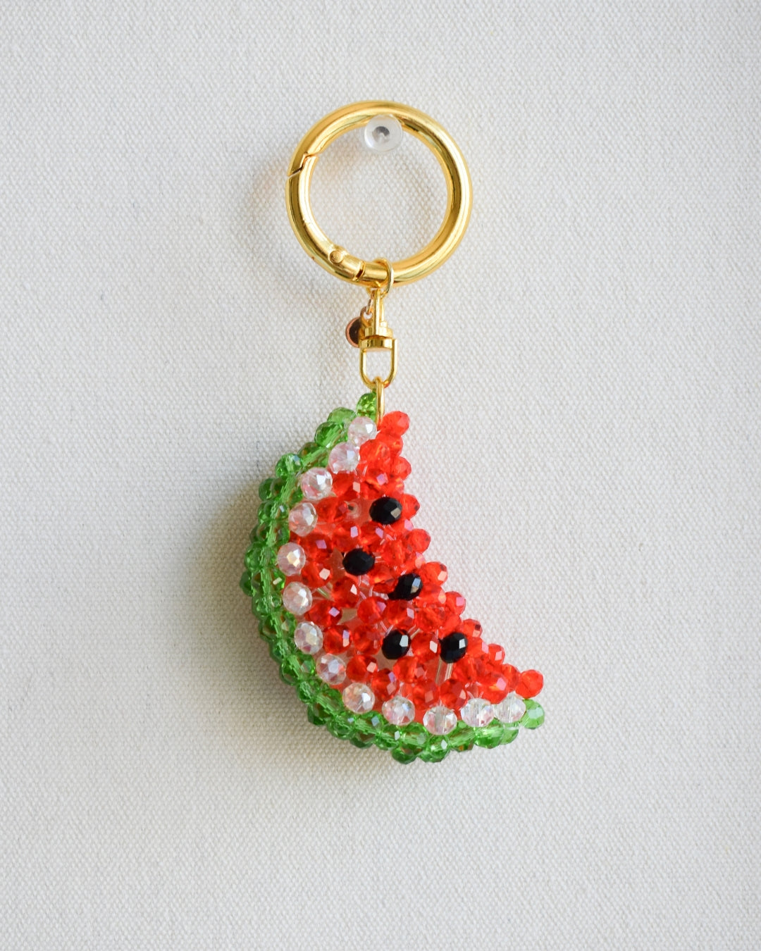 The Watermelon Beaded Bag Charm